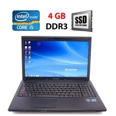 Ноутбук Б-класс Lenovo G560 / 15.6" (1366x768) TN / Intel Core i5-460M (2 (4) ядра по 2.53 - 2.8GHz) / 4 GB DDR3 / 240 GB SSD / nVidia GeForce 310M, 512 MB GDDR3, 64-bit / WebCam