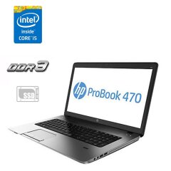 Ноутбук HP Probook 470 G1 / 17.3" (1600x900) TN / Intel Core i5-4200M (2 (4) ядра по 2.5 - 3.1 GHz) / 4 GB DDR3 / 120 GB SSD / AMD Radeon HD 8750M, 1 GB DDR3, 128-bit / WebCam