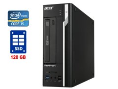 ПК Acer Veriton X2632G SFF / Intel Core i5-4570 (4 ядра по 3.2 - 3.6 GHz) / 8 GB DDR3 / 120 GB SSD / Intel HD Graphics 4400 / DVD-RW / Win 7