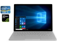 Игровой ультрабук-трансформер Microsoft Surface Book 2 / 13.5" (3000x2000) IPS Touch / Intel Core i5-8350U (4 (8) ядра по 1.7 - 3.6 GHz) / 8 GB DDR4 / 256 GB SSD / nVidia GeForce GTX 1050, 2 GB GDDR5, 128-bit / WebCam