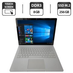 Ультрабук Б-класс Microsoft Surface Book 2 / 13.5" (3200x2000) IPS Touch / Intel Core i5-8350U (4 (8) ядра по 1.7 - 3.6 GHz) / 8 GB DDR3 / 256 GB SSD M.2 / Intel HD Graphics 620 / WebCam + Беспроводная мышка