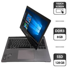 Ноутбук-трансформер Б-класс Fujitsu LifeBook T935 / 13.5" (1920x1080) IPS Touch / Intel Core i7-5600U (2 (4) ядра по 2.6 - 3.2 GHz) / 8 GB DDR3 / 128 GB SSD / Intel HD Graphics 5500 / WebCam / HDMI / Windows 10 Pro / Без АКБ
