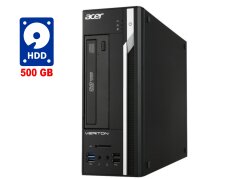 ПК Acer Veriton X2632G SFF / Intel Сore i3-4170 (2 (4) ядра по 3.7 GHz) / 8 GB DDR3 / 500 GB HDD / Intel HD Graphics 4400 / DVD-RW / Win 7