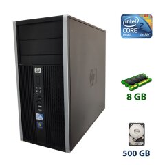 HP 6000 Tower / Intel Core 2 Quad Q8200 (4 ядра по 2.33 GHz) / 8 GB DDR3 / 500 GB HDD / nVidia GeForce GT 710, 1 GB DDR3, 64-bit