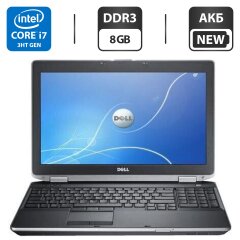 Ноутбук Dell Latitude E6530 / 15.6" (1366x768) TN / Intel Core i7-3520M (2 (4) ядра по 2.9 - 3.6 GHz) / 8 GB DDR3 / 320 GB HDD / Intel HD Graphic 4000 / DVD-ROM / АКБ NEW
