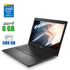 Ультрабук Dell Latitude 3380 / 13.3" (1366x768) TN / Intel Core i5-7200U (2 (4) ядра по 2.5 - 3.1 GHz) / 8 GB DDR4 / 500 GB HDD / Intel HD Graphics 620 / WebCam / Windows 10 Pro