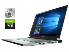 Игровой ноутбук Dell Alienware m17 R4 White / 17.3" (1920x1080) IPS / Intel Core i7-10870H (8 (16) ядер по 2.2 - 5.0 GHz) / 32 GB DDR4 / 2000 GB SSD / nVidia GeForce RTX 3080, 8 GB GDDR6, 256-bit / WebCam
