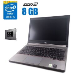 Ноутбук Fujitsu LifeBook E734 / 13.3" (1366x768) TN / Intel Core i5-4200M (2 (4) ядра по 2.5 - 3.1GHz) / 8 GB DDR3 / 120 GB SSD / Intel HD Graphics 4600 / WebCam / 3G