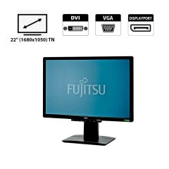 Монітор Fujitsu B22W-6 / 22" / 1680×1050 / DVI, DP, VGA, USB HUB 2.0x4