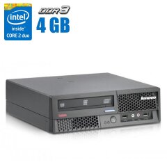 ПК Lenovo ThinkCentre M58p USFF / Intel Core 2 Duo E8400 (2 ядра по 3.0 GHz) / 4 GB DDR3 / 320 GB HDD / Intel GMA Graphics 4500 / DisplayPort + Блок живлення