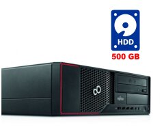 ПК Fujitsu Esprimo E900 E85+ SFF / Intel Core i3-2130 (2 (4) ядра по 3.4 GHz) / 8 GB DDR3 / 500 GB HDD / Intel HD Graphics 2000 / DVD-ROM