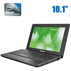 Нетбук Б-клас Lenovo IdeaPad S110 / 10.1" (1024x600) TN / Intel Atom N2800 (2 (4) ядра по 1.86 GHz) / 2 GB DDR3 / 160 GB HDD / Intel GMA 3650 Graphics / WebCam / АКБ не тримає 