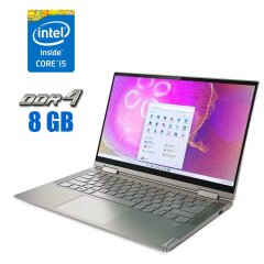 Ноутбук-трансформер Lenovo Yoga C740-14IML / 14" (1920x1080) IPS Touch / Intel Core i5-10210U (4 (8) ядра по 1.6 - 4.2 GHz) / 8 GB DDR4 / 240 GB SSD / Intel UHD Graphics / WebCam 