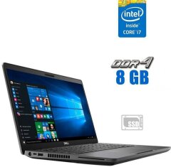 Ноутбук Dell Latitude 5400 / 14" (1920x1080) IPS / Intel Core i7-8665U (4 (8) ядра по 1.9 - 4.8 GHz) / 8 GB DDR4 / 512 GB SSD / Intel UHD Graphics / WebCam