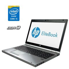 Ноутбук HP EliteBook 8570p / 15.6" (1600x900) TN / Intel Core i5-3230M (2 (4) ядра по 2.6 - 3.2 GHz) / 4 GB DDR3 / 320 GB HDD / Intel HD Graphics 4000 / WebCam