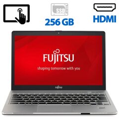 Ультрабук Б-класс Fujitsu LifeBook S936 / 13.3" (1920x1080) IPS Touch / Intel Core i5-6300U (2 (4) ядра по 2.4 - 3.0 GHz) / 8 GB DDR4 / 256 GB SSD / Intel HD Graphics 520 / WebCam / HDMI / Windows 10 Pro