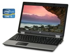 Ноутбук Б-класс HP ProBook 6550b / 15.6" (1366x768) TN / Intel Core i5-430M (2 (4) ядра по 2.26 - 2.53 GHz) / 4 GB DDR3 / 120 GB SSD / Intel HD Graphics / WebCam / Win 10 Corp