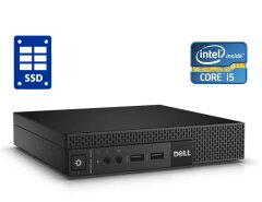 Неттоп Dell OptiPlex 9020M USFF / Intel Core i5-4590T (4 ядра по 2.0 - 3.0 GHz) / 8 GB DDR3 / 120 GB SSD / Intel HD Graphics 4600 / Win 10 Pro