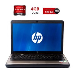 Ноутбук Б-класс HP 635 / 15.6" (1366x768) TN / AMD E-350 (2 ядра по 1.6 GHz) / 4 GB DDR3 / 120 GB SSD / AMD Radeon HD 6310 Graphics / WebCam