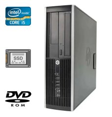 Компьютер HP Compaq Pro 6200 SFF / Intel Core i5-2300 (4 ядра по 2.8 - 3.1 GHz) / 4 GB DDR3 / 120 GB SSD / Intel HD Graphics 2000 / DVD-ROM / DisplayPort