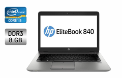 Ноутбук HP EliteBook 840 G2 / 14" (1366x768) TN / Intel Core i5-5200U (2 (4) ядра по 2.2 - 2.7 GHz) / 8 GB DDR3 / 160 GB SSD / Intel HD Graphics 5500 / WebCam / Fingerprint / Windows 10