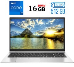Ультрабук HP EliteBook 850 G8 / 15.6" (1920x1080) IPS / Intel Core i7-1185G7 (4 (8) ядра по 3.0 - 4.8 GHz) / 16 GB DDR4 / 512 GB SSD M.2 / Intel Iris Xe Graphics / WebCam / Wi-Fi 6 / HDMI