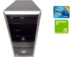 ПК Bravo Tower / Intel Core 2 Quad Q9300 (4 ядра по 2.5 GHz) / 4 GB DDR3 / 500 GB HDD / nVidia GeForce GT 430, 1 GB GDDR3, 128-bit / DVD-ROM / 400W