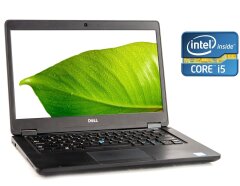 Ультрабук Dell Latitude 5490 / 14" (1366x768) TN / Intel Core i5-8350U (4 (8) ядра по 1.7 - 3.6 GHz) / 8 GB DDR4 / 240 GB SSD / Intel UHD Graphics / WebCam / Win 10 Pro