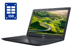 Ноутбук Acer Aspire E5-575-33BM  / 15.6" (1366x768) TN / Intel Core i3-7100U (2 (4) ядра по 2.4 GHz) / 8 GB DDR4 / 256 GB SSD / Intel HD Graphics 620 / WebCam / DVD-ROM / Win 10 Home
