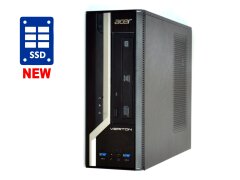 ПК Acer Veriton X2631G SFF / Intel Сore i3-4130 (2 (4) ядра по 3.4 GHz) / 8 GB DDR3 / 128 GB SSD NEW / Intel HD Graphics 4400 / DVD-RW / Win 7