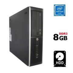 Компьютер HP Elite 8300 SFF / Intel Pentium G850 (2 ядра по 2.9 GHz) / 8 GB DDR3 / 500 GB HDD / DVD-RW