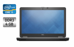 Ноутбук Dell Latitude E6540 / 15.6" (1366x768) TN / Intel Core i5-4310M (2 (4) ядра по 2.7 - 3.4 GHz) / 4 GB DDR3 / 240 GB SSD / Intel HD Graphics 4600 / WebCam / Windows 10