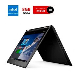 Ультрабук трансформер Б-класс Lenovo ThinkPad Yoga 260 / 12.5" (1920x1080) IPS / Intel Core i7-6500U (2 (4) ядра по 2.6 - 3.4 GHz) / 8 GB DDR4 / 240 GB SSD M2 / Intel HD Graphics 520 / WebCam / Fingerprint / miniDP / HDMI