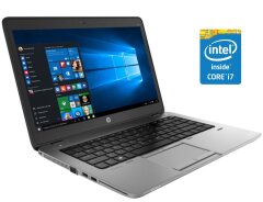 Нетбук HP EliteBook 820 G1 / 12.5" (1366x768) TN / Intel Core i7-4600U (2 (4) ядра по 2.1 - 3.3 GHz) / 8 GB DDR3 / 128 GB SSD / Intel HD Graphics 4400 / WebCam / Win 10 Pro
