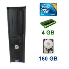 Dell 380 SFF / Intel Core 2 Duo E8400 (2 ядра по 3.0 GHz) / 4 GB DDR3 / 160 GB HDD
