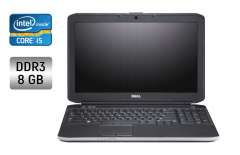 Ноутбук Dell Latitude E5530 / 15.6" (1366x768) TN / Intel Core i5-3320M (2 (4) ядра по 2.6 - 3.3 GHz) / 8 GB DDR3 / 256 GB SSD / Intel HD Graphics 4000 / WebCam / DVD-RW