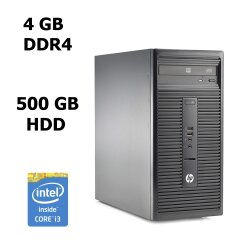 HP 280 G2 Bussines PC MT / Intel® Core™ i3-6100 (2 (4) ядра по 3.7 GHz) / 4GB DDR4 / 500 HDD + клавиатура и мышь в подарок