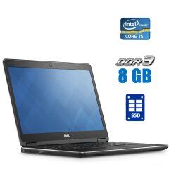 Ультрабук Б-класс Dell Latitude E7440 / 14" (1920x1080) TN / Intel Core i5-4310U (2 (4) ядра по 2.0 - 3.0 GHz) / 8 GB DDR3 / 240 GB SSD / Intel HD Graphics 4400 / WebCam 