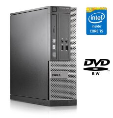 Компьютер Dell OptiPlex 3020 SFF / Intel Core i5-4570 (4 ядра по 3.2 - 3.6 GHz) / 4 GB DDR3 / 250 GB HDD / Intel HD Graphics 4600 / DVD-RW / DisplayPort
