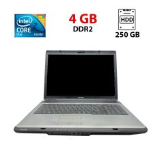 Ноутбук Toshiba Satellite L530 / 17.3" (1440x900) TN / Intel Core 2 Duo T8100 (2 ядра по 2.1 GHz) / 4 GB DDR2 / 250 GB HDD / Intel GMA X3100 Graphics / WebCam / АКБ не держит