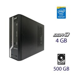 Системный блок Acer x2631g SFF / Intel Pentium G3220 (2 ядра по 3.0 GHz) / 4 GB DDR3 / 500 GB HDD