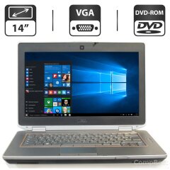 Ноутбук Dell Latitude E6420 / 14" (1366x768) TN / Intel Core i5-2520M (2 (4) ядра по 2.5 - 3.2 GHz) / 4 GB DDR3 / 640 GB HDD / Intel HD Graphics 3000 / WebCam / DVD-ROM / VGA