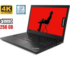 Ноутбук Lenovo ThinkPad T580 / 15.6" (3840x2160) IPS / Intel Core i7-8650U (4 (8) ядра по 1.9 - 4.2 GHz) / 16 GB DDR4 / 256 GB SSD M.2 / Intel UHD Graphics 620 / WebCam / USB 3.1 / HDMI / Две батареи
