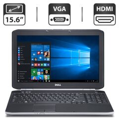 Ноутбук Dell Latitude E5530 / 15.6" (1366x768) TN / Intel Core i5-3380M (2 (4) ядра по 2.9 - 3.6 GHz) / 6 GB DDR3 / 120 GB SSD / Intel HD Graphics 4000 / HDMI