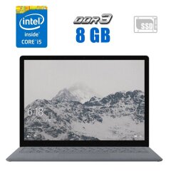 Ультрабук Microsoft Surface Laptop 2 / 13.5" (2256x1504) IPS Touch / Intel Core i5-8350U (4 (8) ядра по 1.7 - 3.6 GHz) / 8 GB DDR3 / 256 GB SSD / Intel UHD Graphics 620 / WebCam + Бездротова мишка