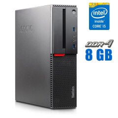 Комп'ютер Lenovo ThinkCentre M900 SFF / Intel Core i5-6500 (4 ядра по 3.2 - 3.6 GHz) / 8 GB DDR4 / 240 GB SSD / Intel HD Graphics 530 / DisplayPort