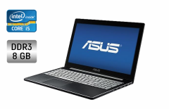 Ноутбук Asus Q501L / 15.6" (1920x1080) IPS Touch / Intel Core i5-4200U (2 (4) ядра по 1.6 - 2.6 GHz) / 8 GB DDR3 / 240 GB SSD / Intel HD Graphics 4400 / WebCam / Windows 10