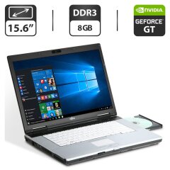 Ноутбук Б-класс Fujitsu Lifebook E780 / 15.6" (1600x900) TN / Intel Core i5-540M (2 (4) ядра по 2.53 - 3.07 GHz) / 8 GB DDR3 / 500 GB HDD / nVidia GeForce GT 330M, 1 GB GDDR3, 128-bit / WebCam / VGA / Windows 10 Pro