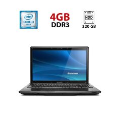Ноутбук Б-класс Lenovo G560 / 15.6" (1366x768) TN / Intel Core i3-350M (2 (4) ядра по 2.26 GHz) / 4 GB DDR3 / 320 GB HDD / Intel HD Graphics / WebCam