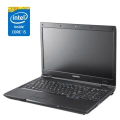 Ноутбук Samsung P580 / 15.6" (1366x768) TN / Intel Core i5-450M (2 (4) ядра по 2.4 - 2.66 GHz) / 4 GB DDR3 / 120 GB SSD / Intel HD Graphics / WebCam